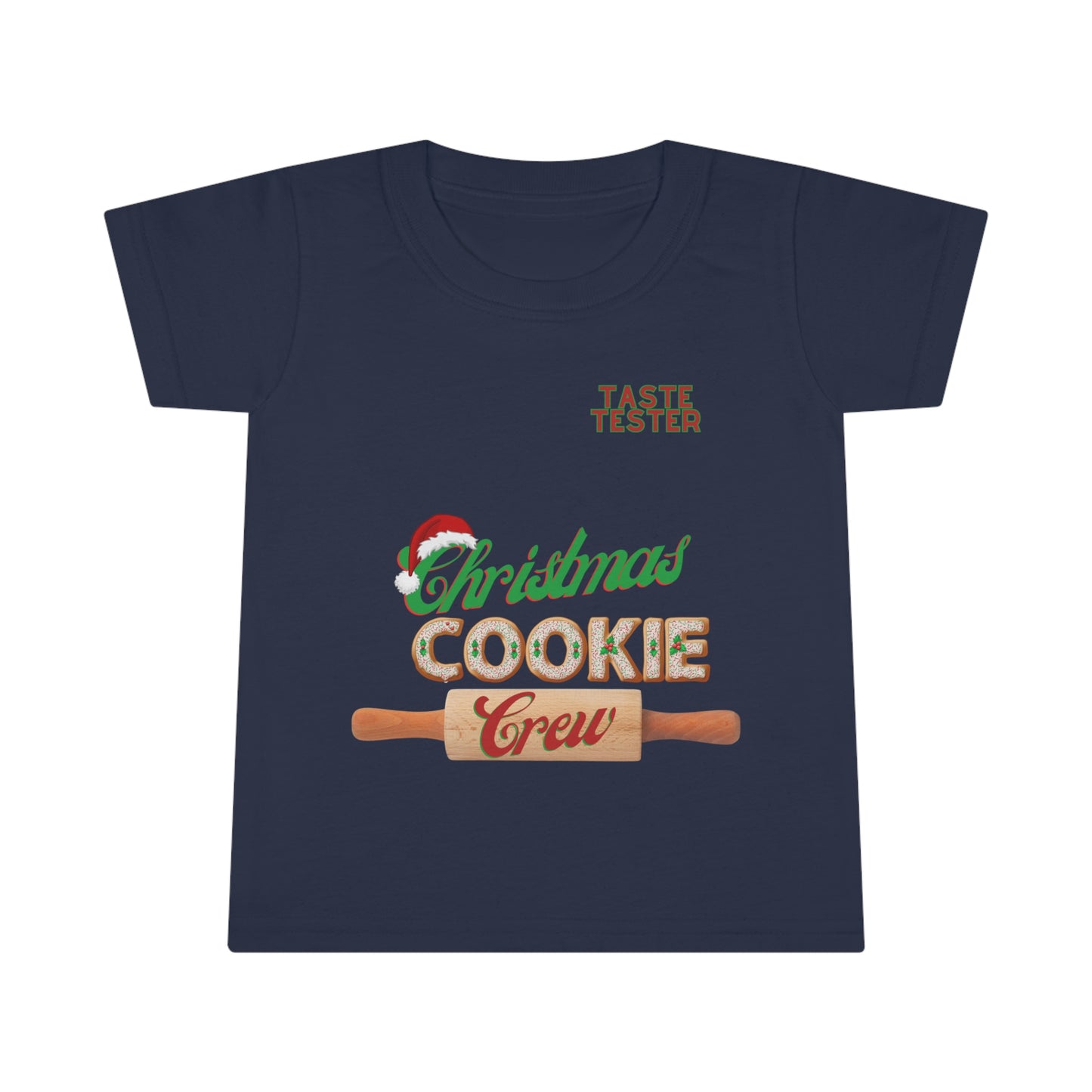 Toddler Taste Tester Christmas Cookie Crew T-shirt