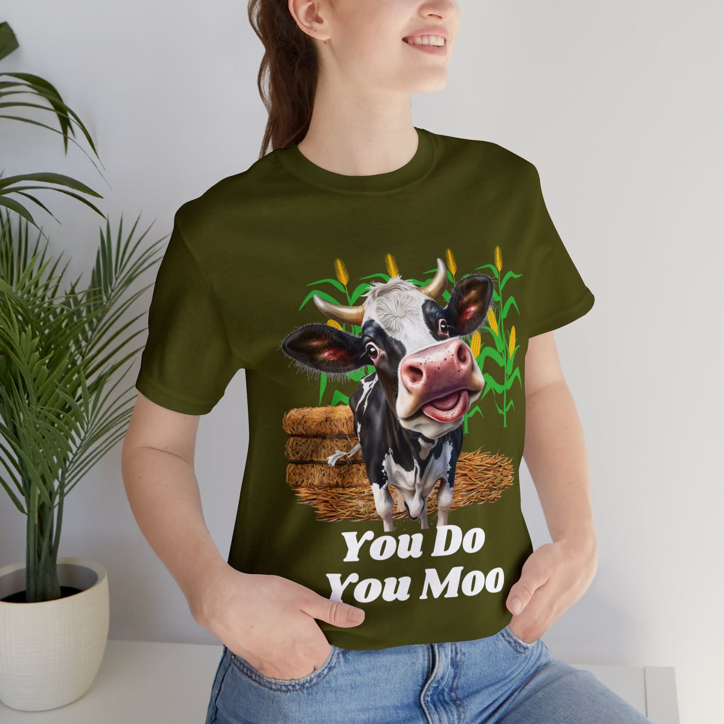 You do you moo Unisex Jersey Short Sleeve Tee