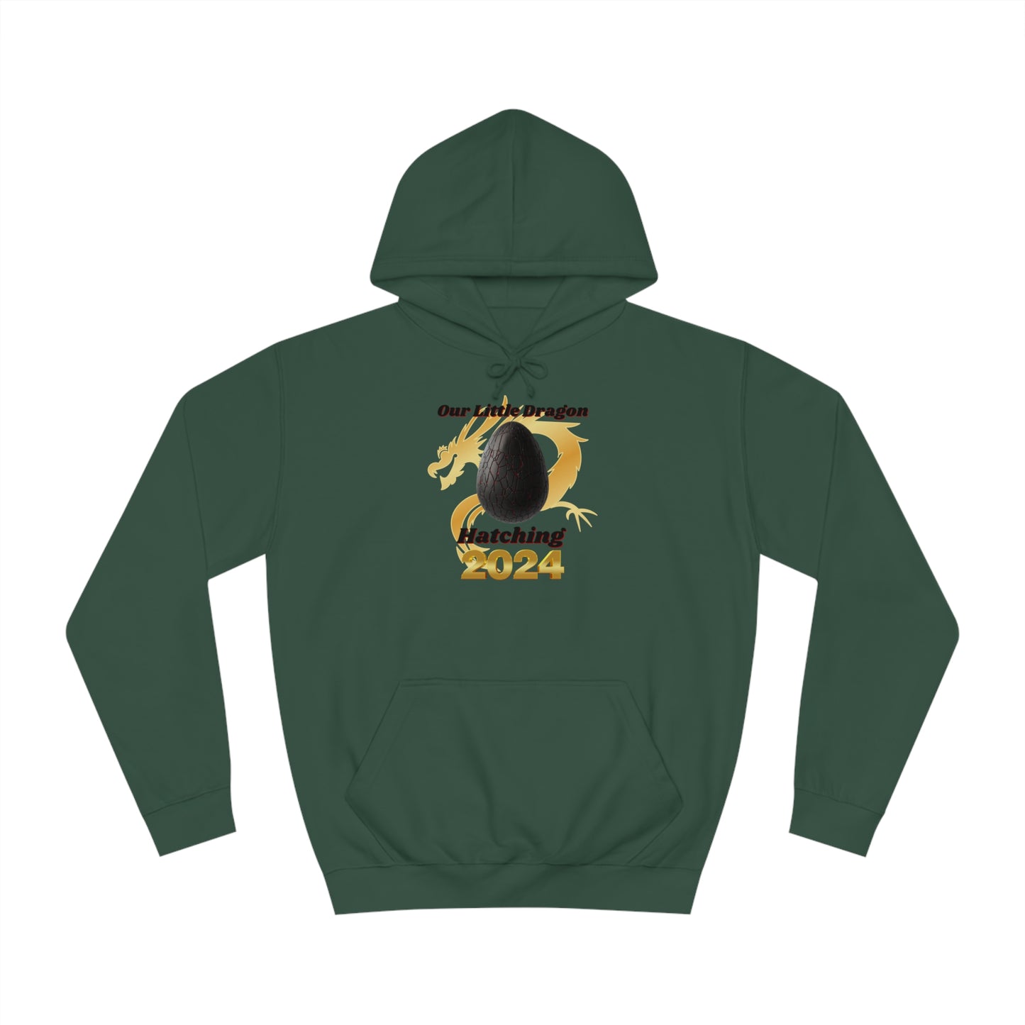 Our Little Dragon Hatching 2024 Unisex College Hoodie