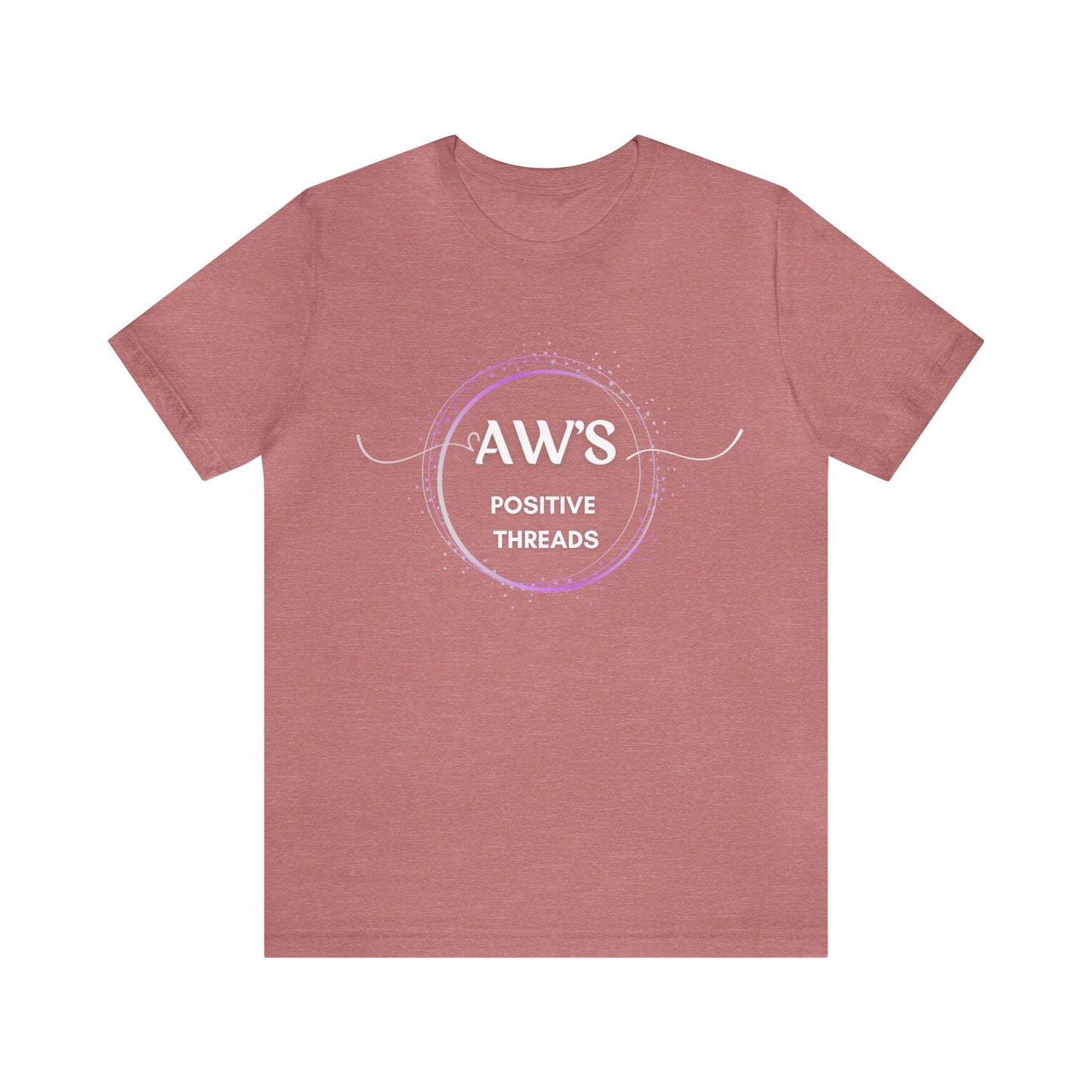 AW's Positive Threads Unisex Jersey Short Sleeve Tee