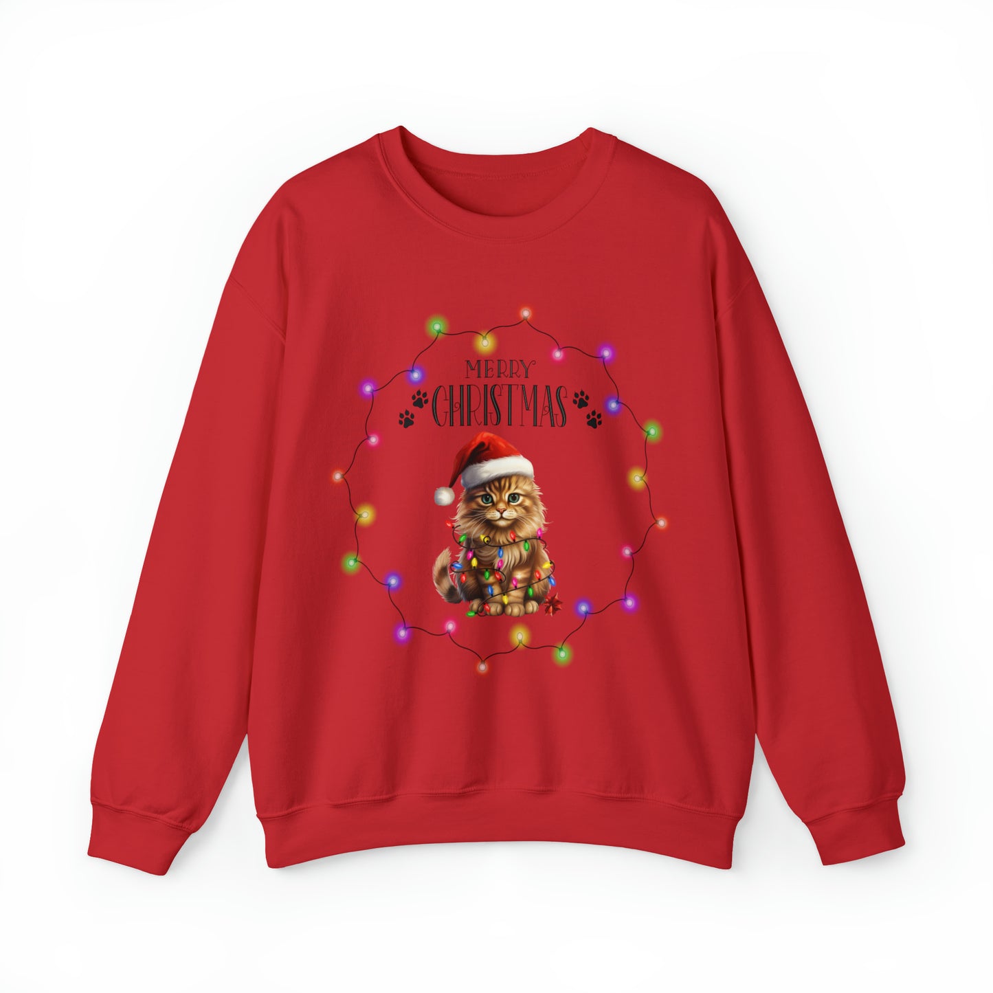 Christmas Cat 9b Unisex Heavy Blend™ Crewneck Sweatshirt