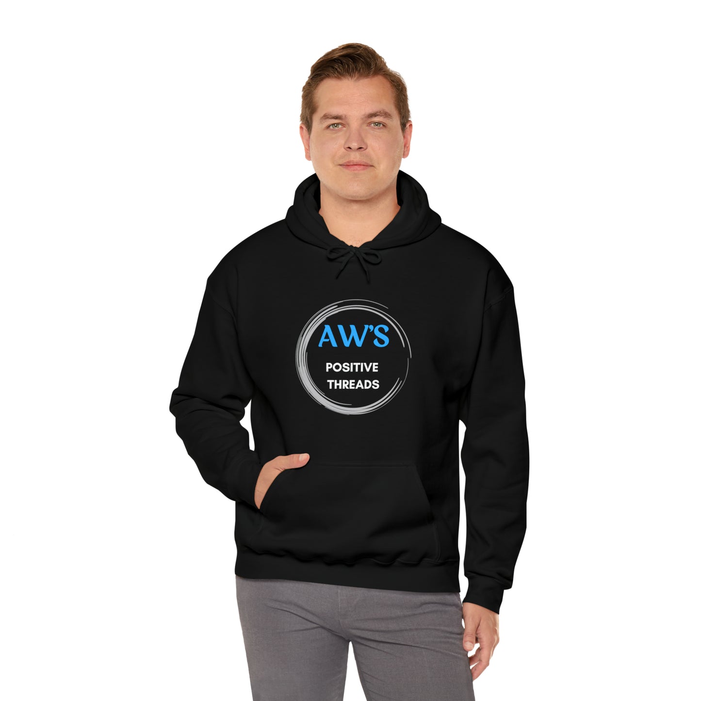 AW's Positive Threads Unisex Heavy Blend™ Hooded Sweatshirt