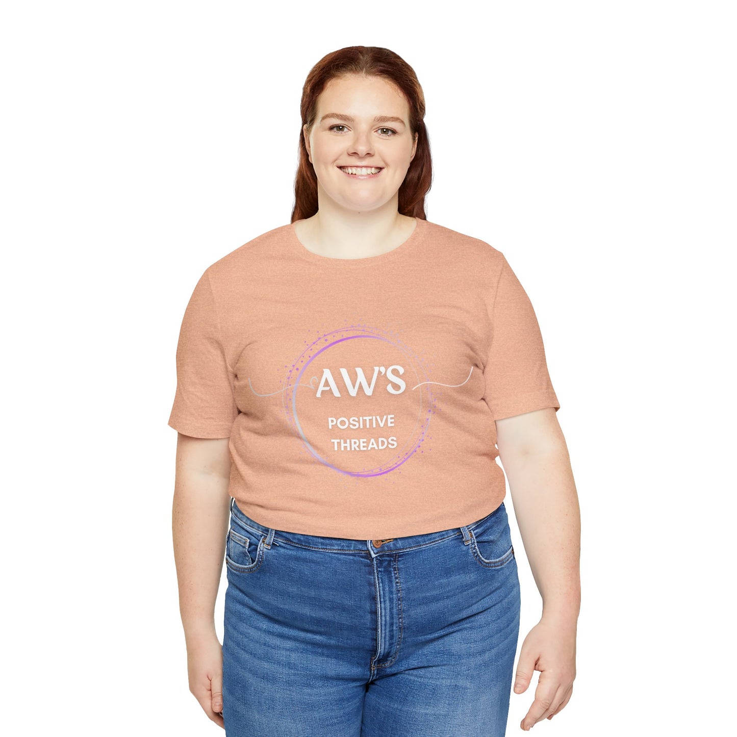 AW's Positive Threads Unisex Jersey Short Sleeve Tee