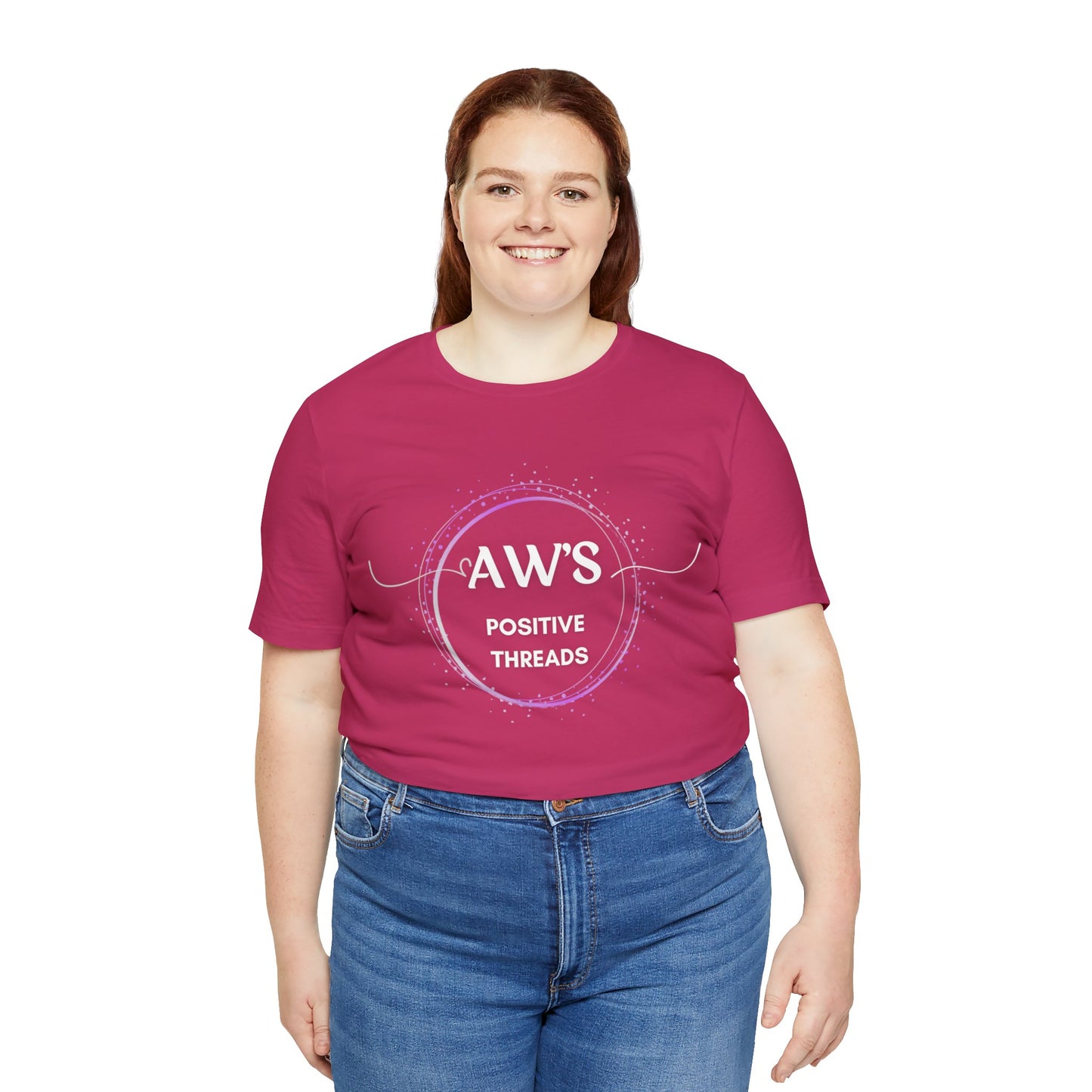 AW's Positive Threads Unisex Jersey Short Sleeve Tee