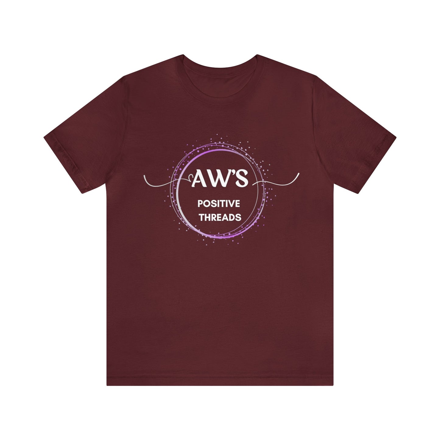 AW's Positive Threads Unisex Jersey Short Sleeve Tee