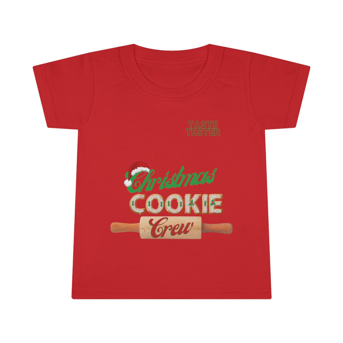 Toddler Taste Tester Christmas Cookie Crew T-shirt