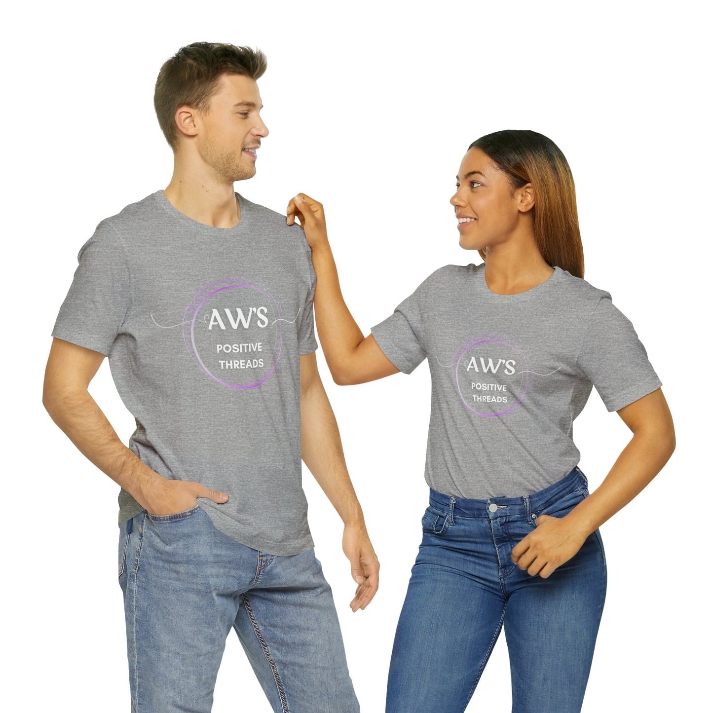 AW's Positive Threads Unisex Jersey Short Sleeve Tee