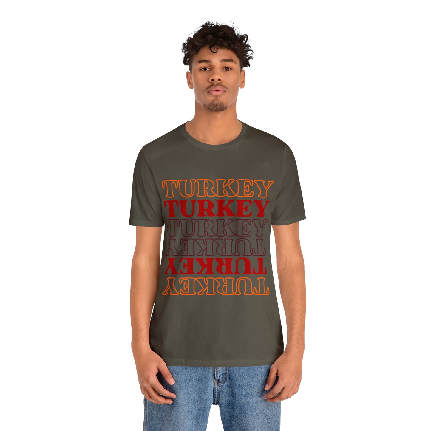 Turkey Turkey Turkey Unisex Jersey Short Sleeve Tee