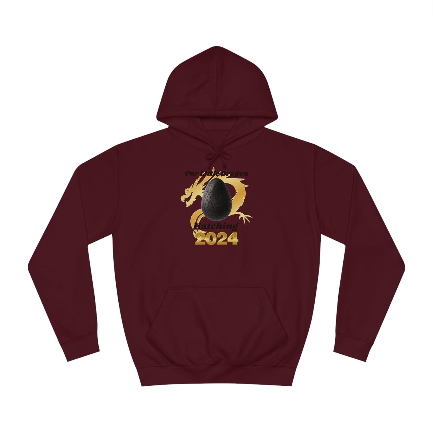 Our Little Dragon Hatching 2024 Unisex College Hoodie