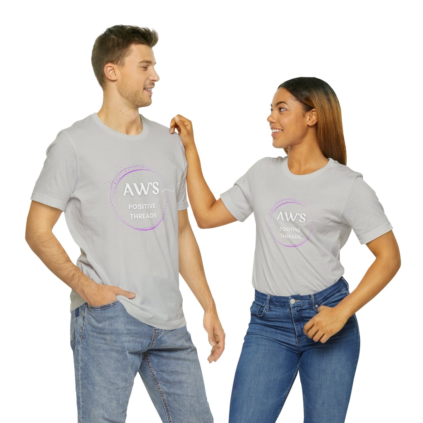 AW's Positive Threads Unisex Jersey Short Sleeve Tee