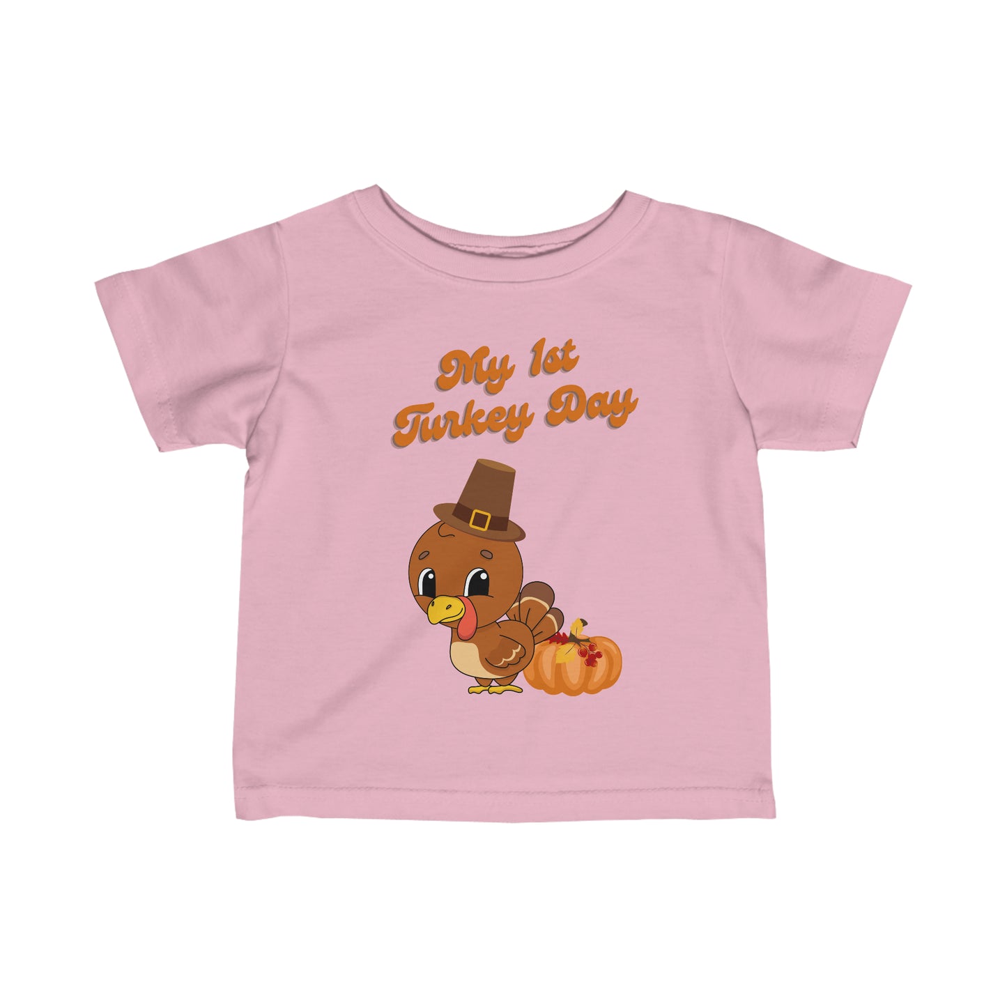 My 1st Turkey Day Infant Fine Jersey Tee