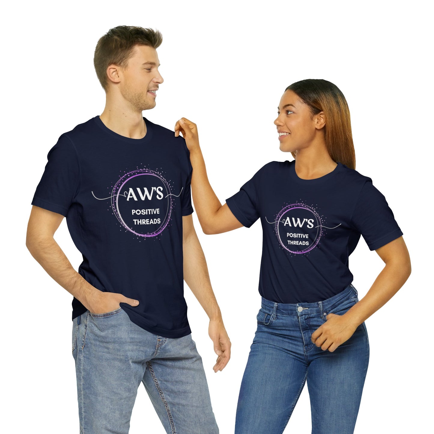 AW's Positive Threads Unisex Jersey Short Sleeve Tee