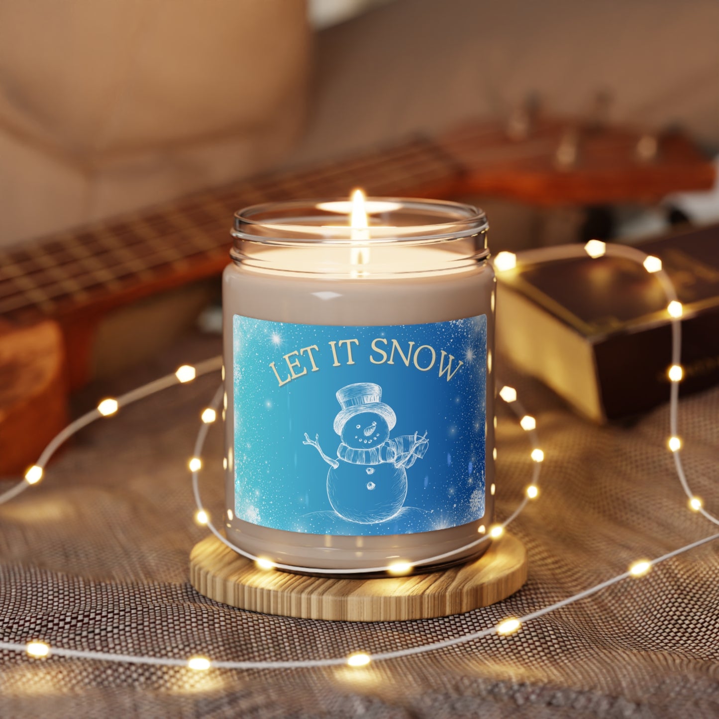 Let It Snow Scented Soy Candle, 9oz