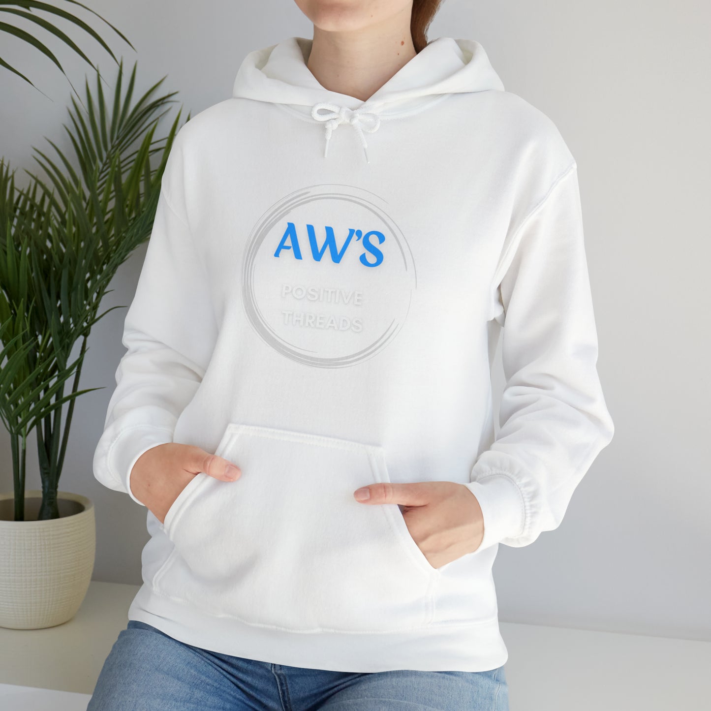 AW's Positive Threads Unisex Heavy Blend™ Hooded Sweatshirt