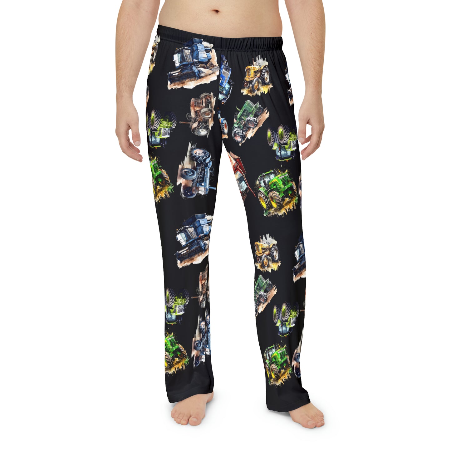 Farm Tractor Men's Pajama Pants (AOP)