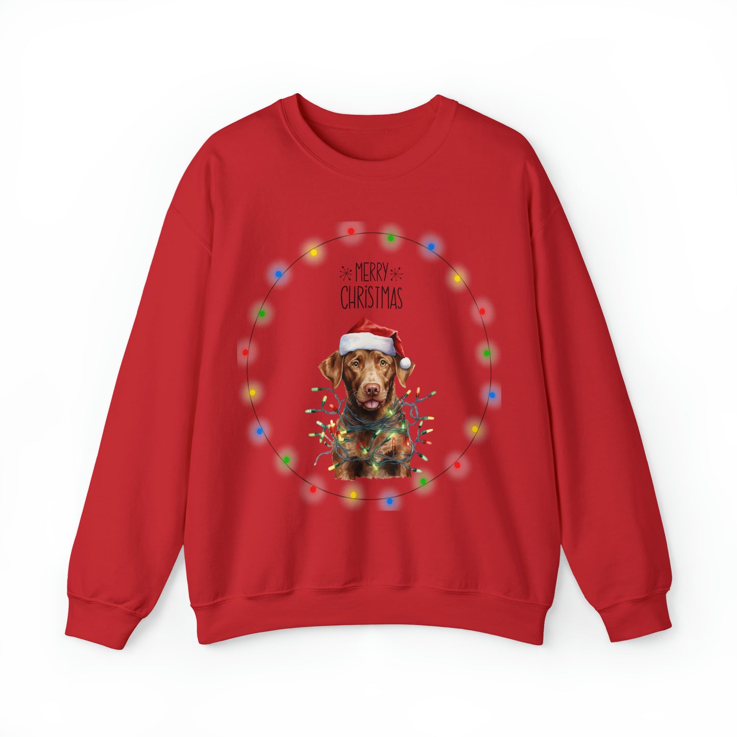 Christmas Dog 4 Unisex Heavy Blend™ Crewneck Sweatshirt