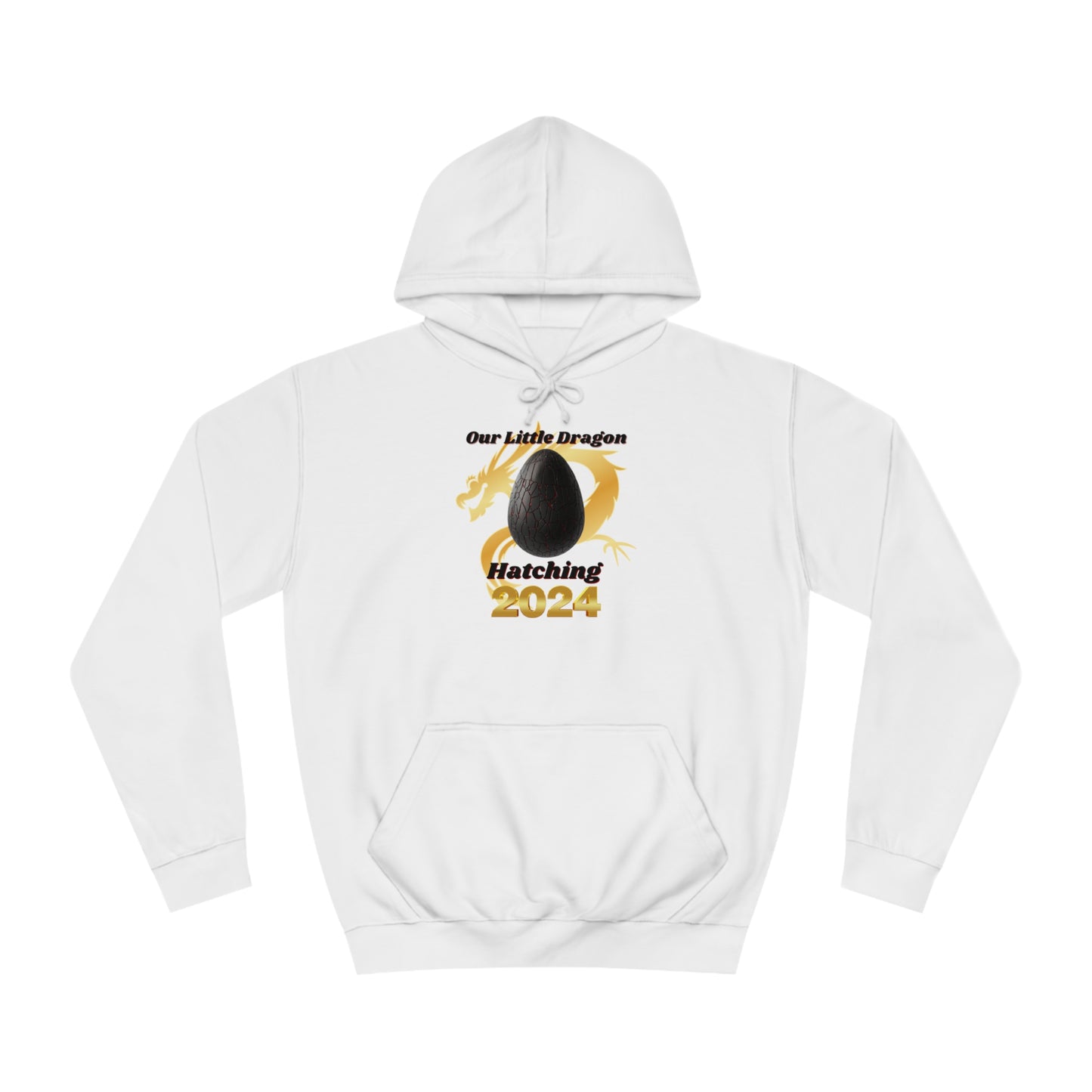 Our Little Dragon Hatching 2024 Unisex College Hoodie