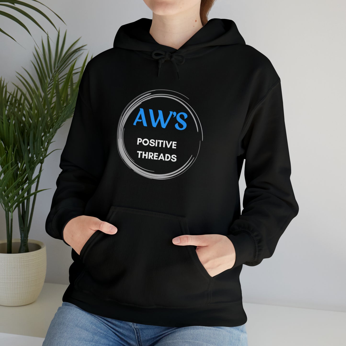 AW's Positive Threads Unisex Heavy Blend™ Hooded Sweatshirt