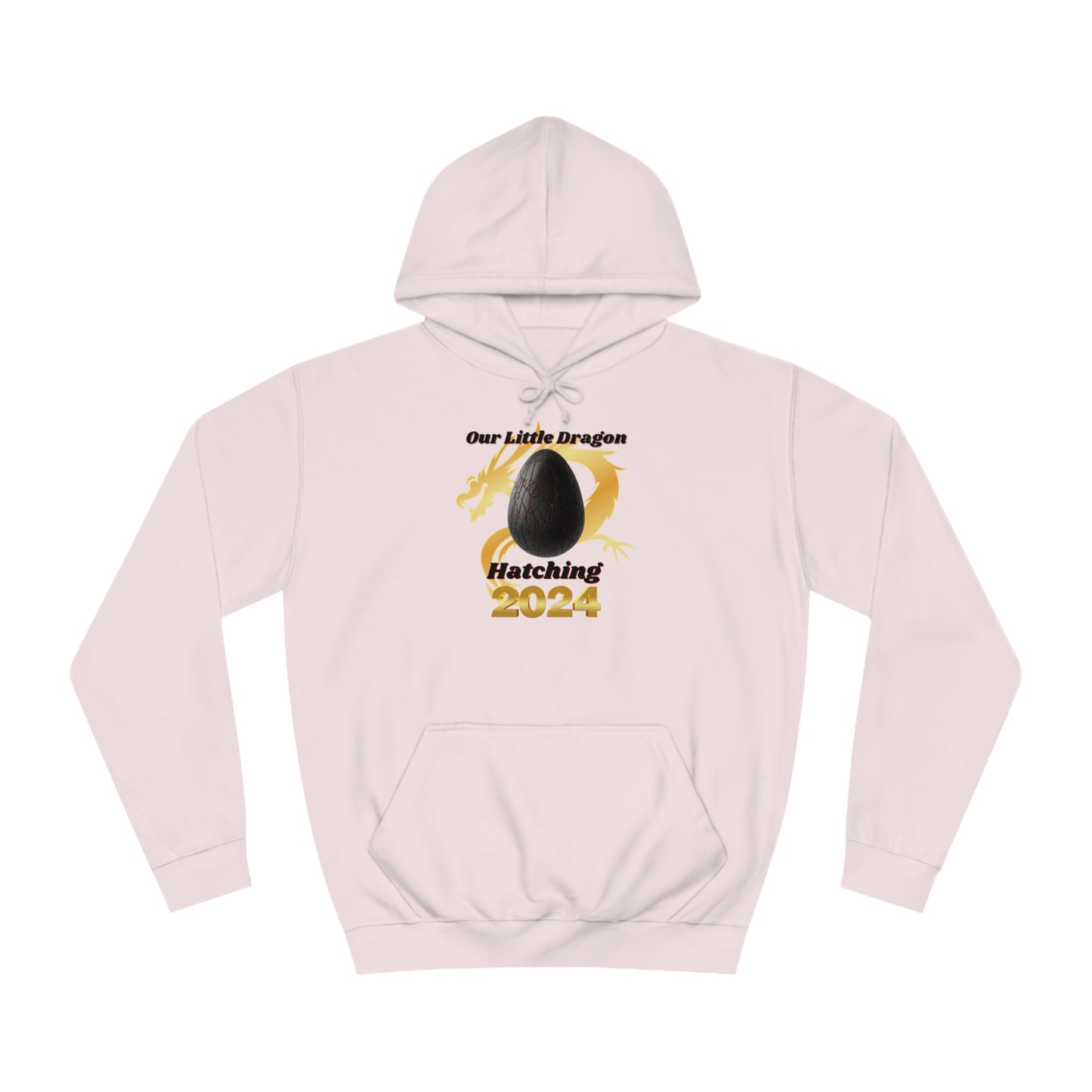 Our Little Dragon Hatching 2024 Unisex College Hoodie