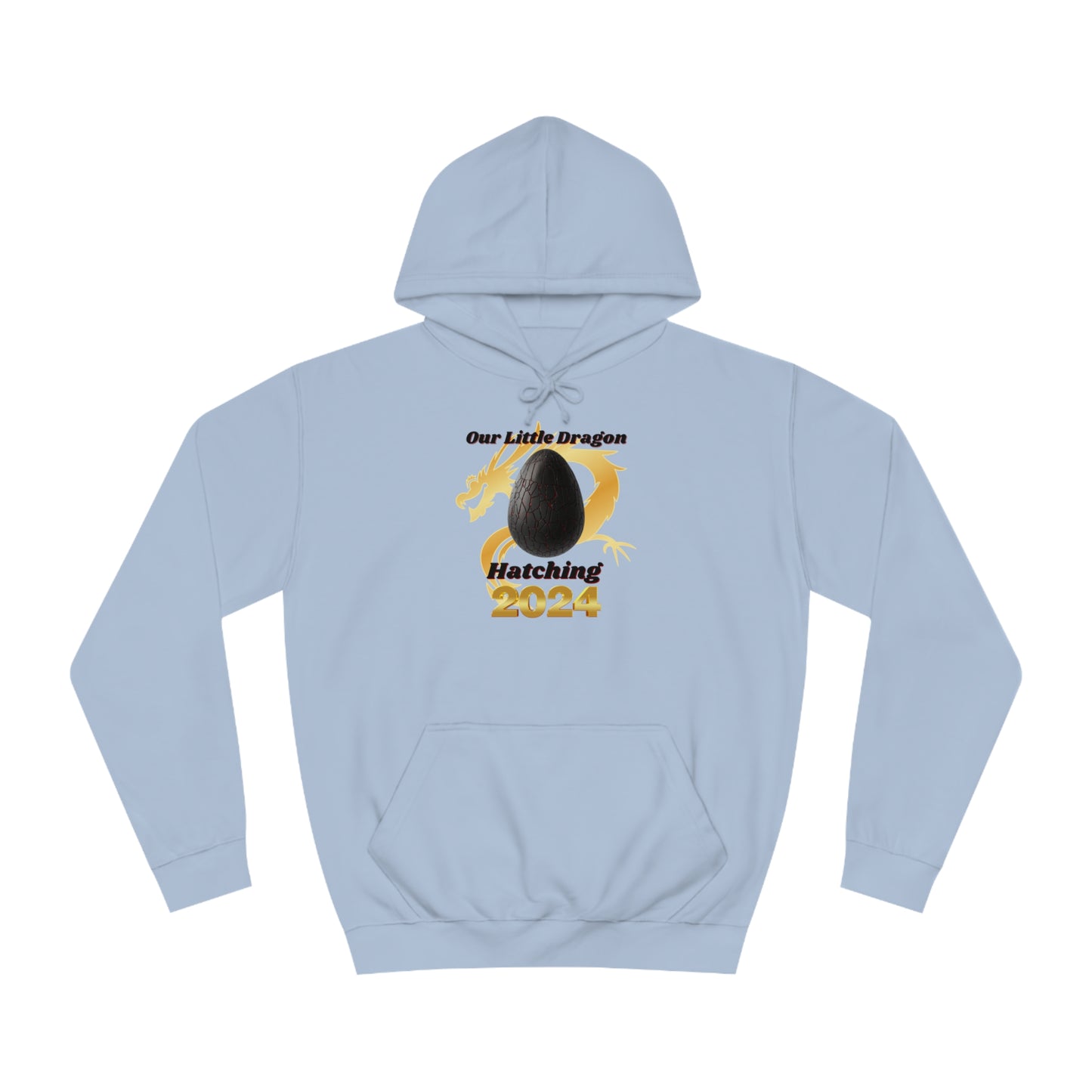 Our Little Dragon Hatching 2024 Unisex College Hoodie