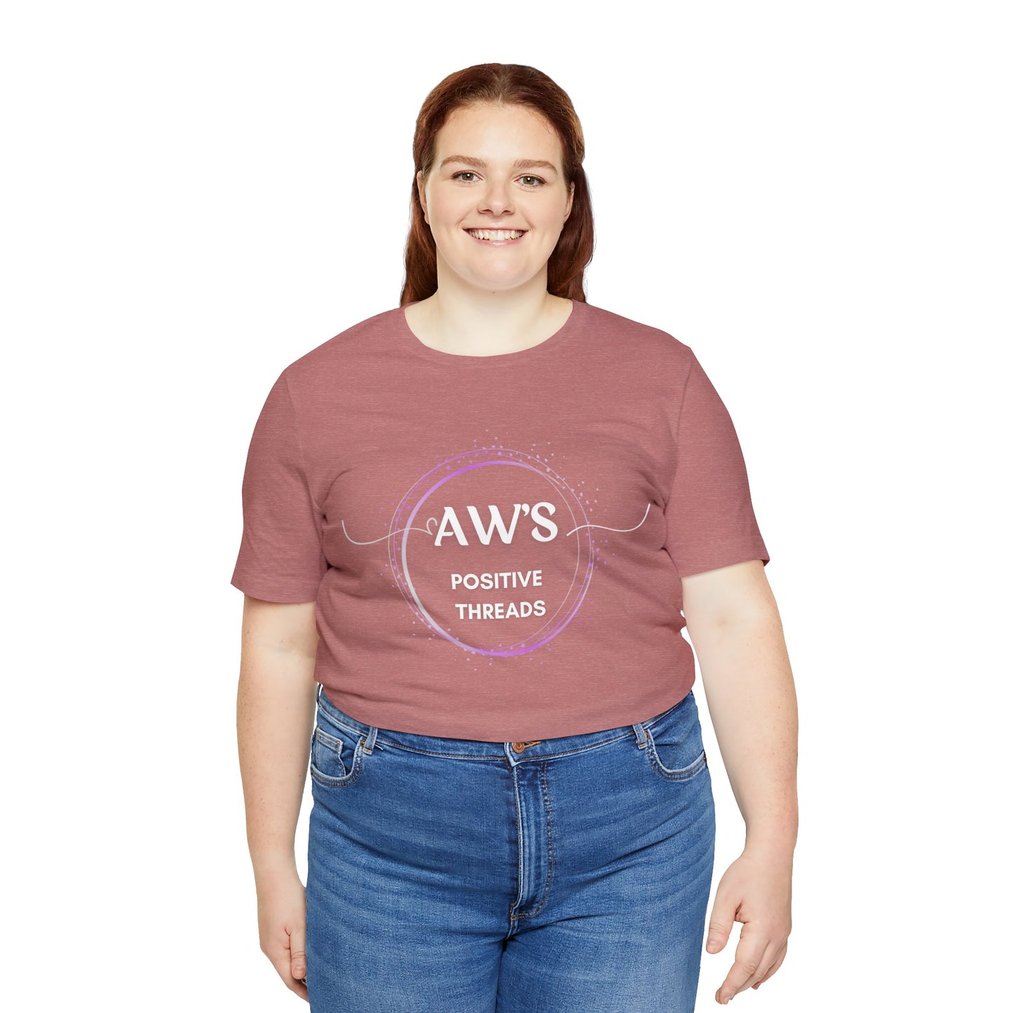 AW's Positive Threads Unisex Jersey Short Sleeve Tee