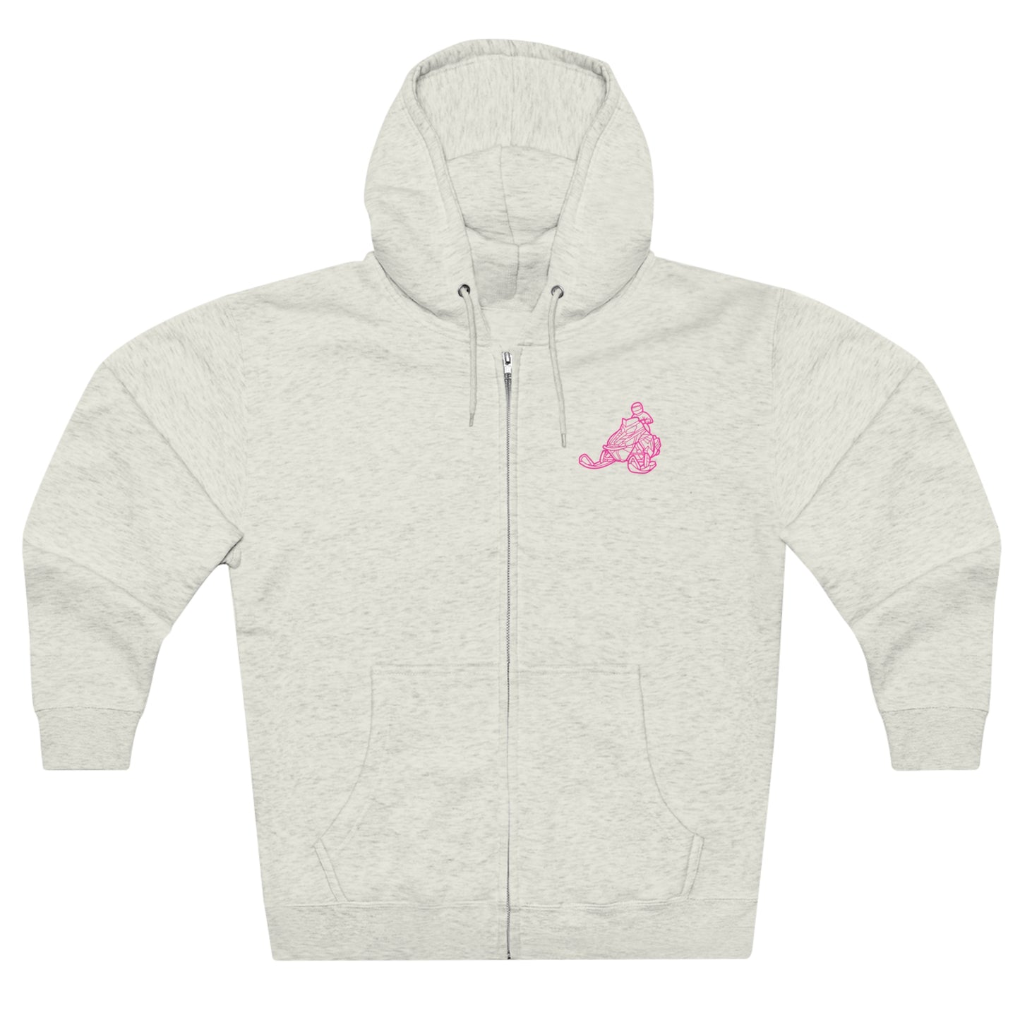 Does This Sled Make My A$$ Look Fast Unisex Premium Full Zip Hoodie