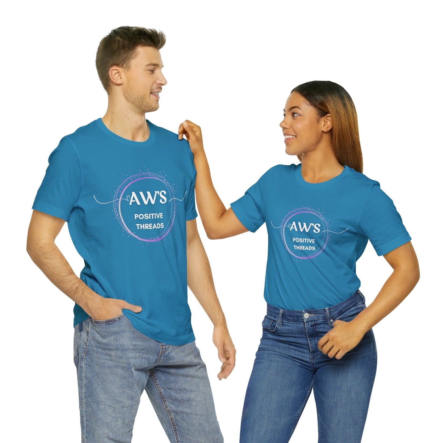 AW's Positive Threads Unisex Jersey Short Sleeve Tee