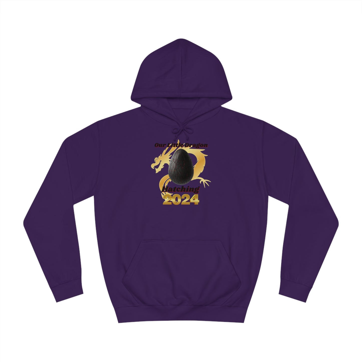 Our Little Dragon Hatching 2024 Unisex College Hoodie