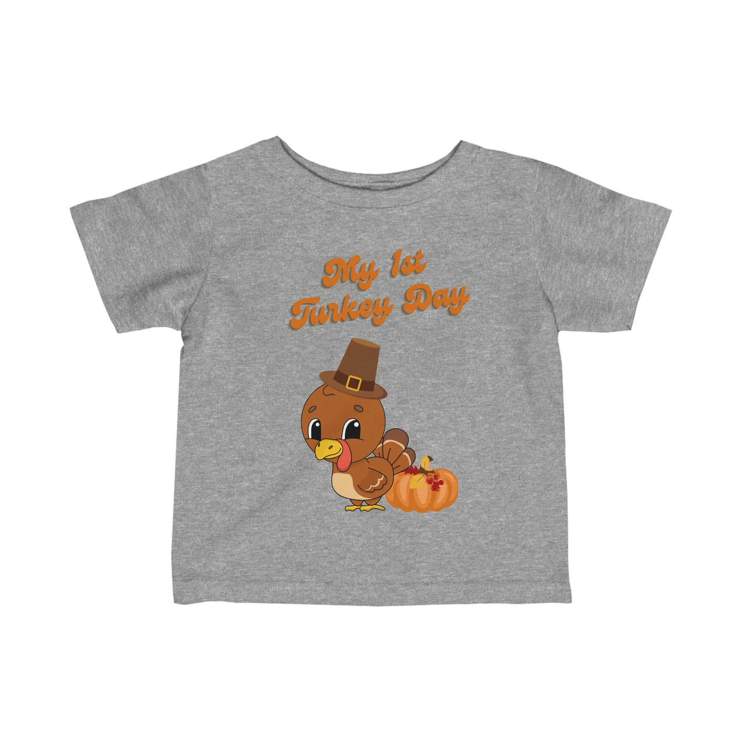 My 1st Turkey Day Infant Fine Jersey Tee