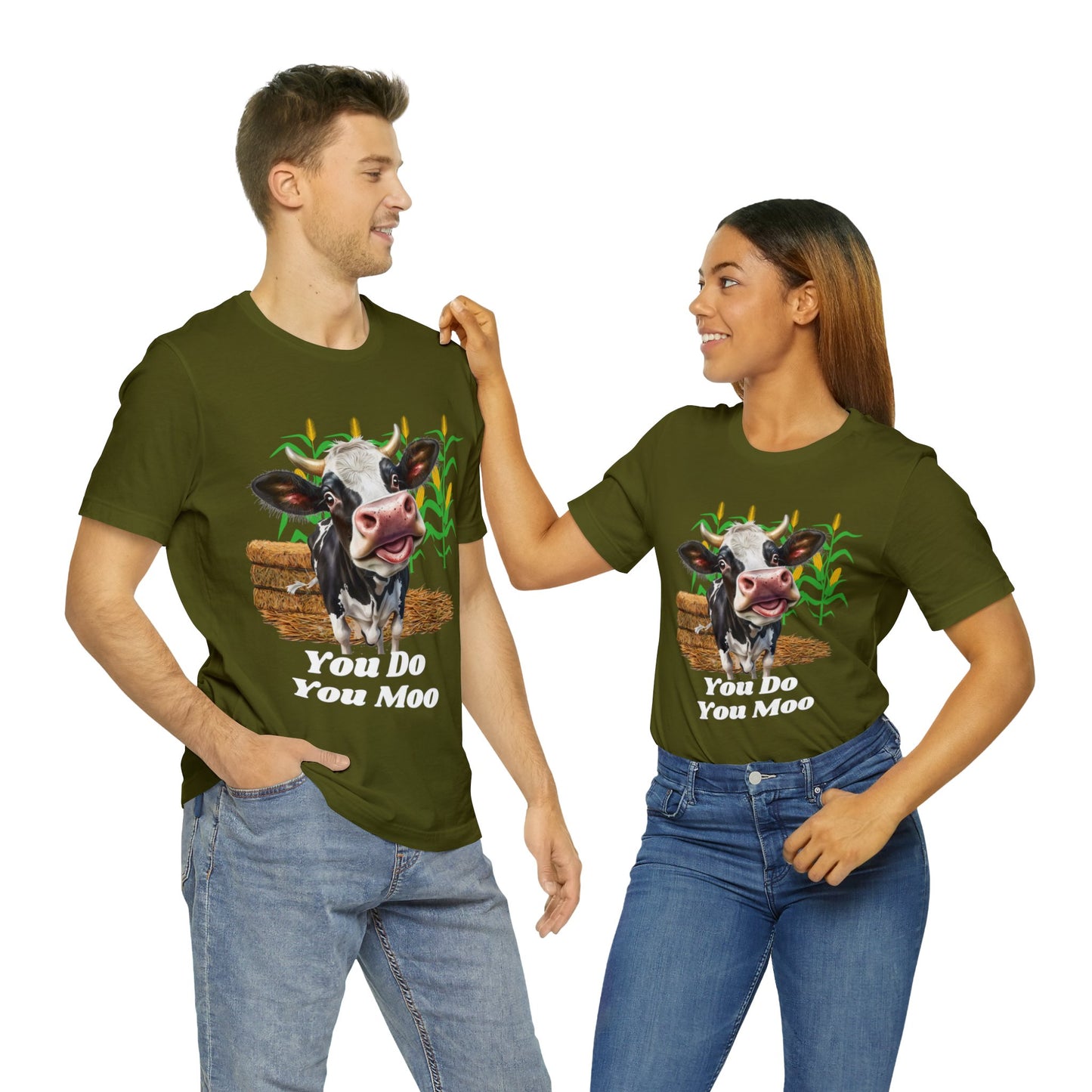 You do you moo Unisex Jersey Short Sleeve Tee