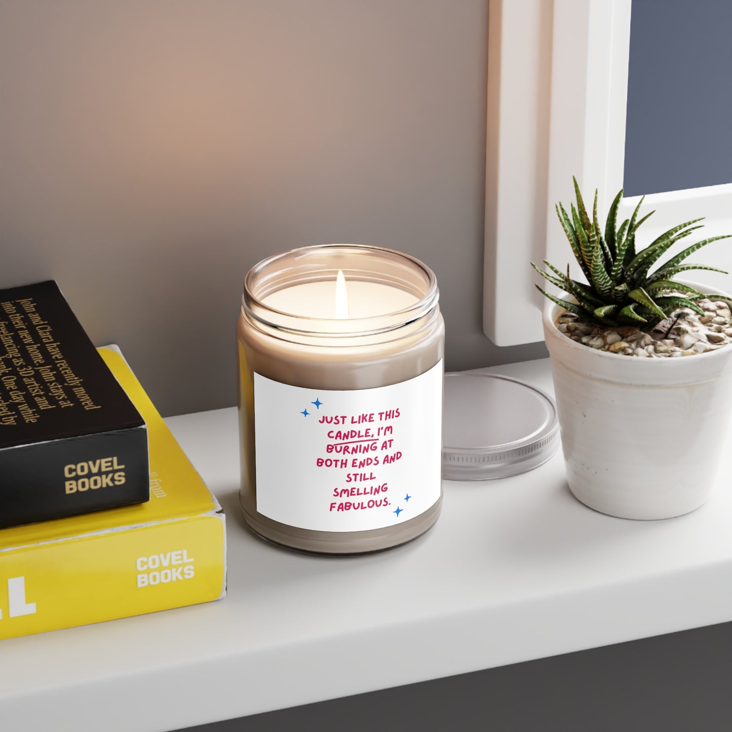 Just like this candle, I'm burning at both ends and still smelling fabulous. Scented Candles, 9oz